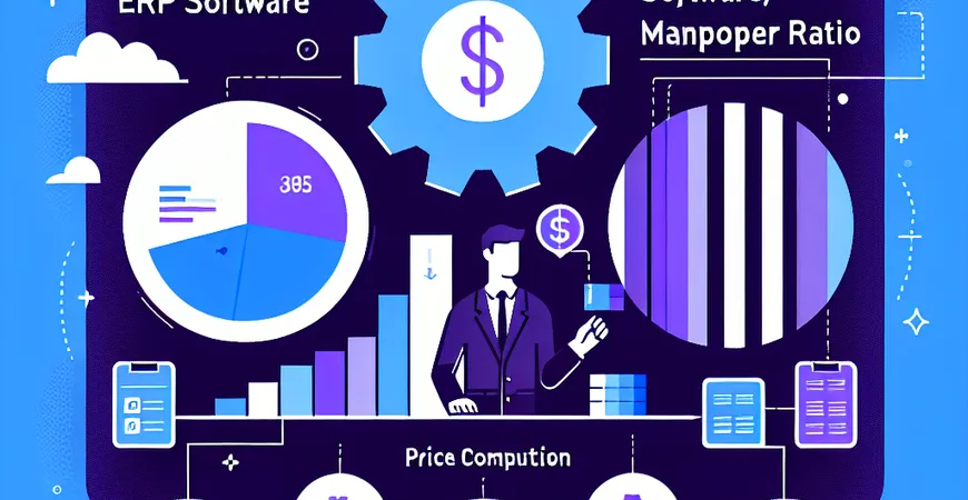 制造业 ERP 软件价格构成：硬件、软件、人力占比